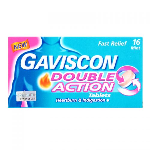 Gaviscon Double Action Mint Tablet - 16 Tablets