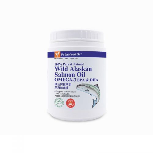 Vitahealth Wild  Alaskan Salmon Oil Omega-3 EPA & DHA  - 90 Softgels