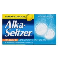 Alka-Seltzer (Lemon Flavour) - 20 Effervescent Tablets