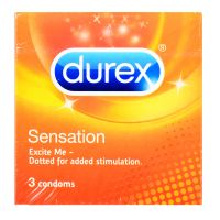 Durex Sensation Condoms - 3 Condoms