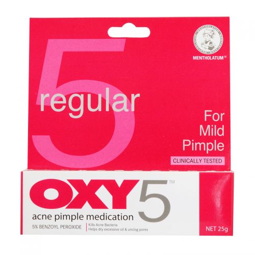 Mentholatum Regular Oxy 5 Acne Pimple Medication - 25g