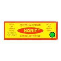 Norit Activated Carbon - 125mg x 40 Tablets