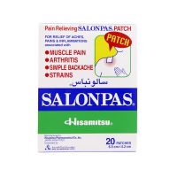 Salonpas Pain Relief Patch - 20 Patches (6.5cm X 4.2cm)