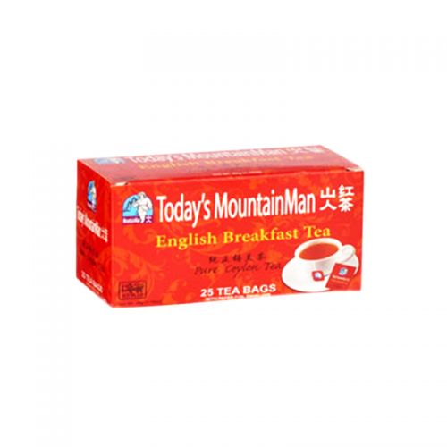 Today's MountainMan English Breakfast Tea (Pure Ceylon) - 25 Tea Bags 