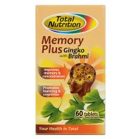 Total Nutrition Memory Plus Gingko with Brahmi - 60 Tablets
