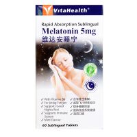 VitaHealth Melatonin 5mg - 60 Sublingual Tablets