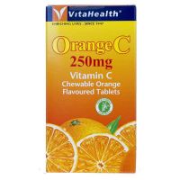 VitaHealth Orange C 250mg Vitamin C - 100 Chewable Orange Flavoured Tablets