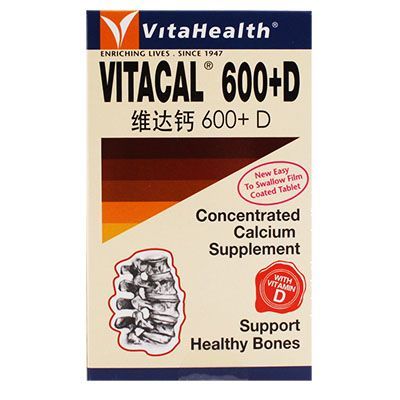VitaHealth Vitacal 600+D - 120 Tablets