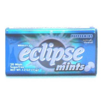 Wrigley's Eclipse Mints Peppermint Flavor - 50 Mints